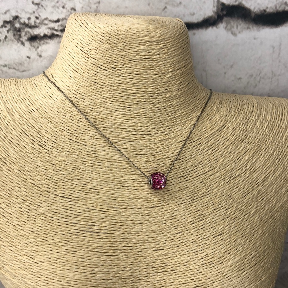 Sparkle Necklace in Pink